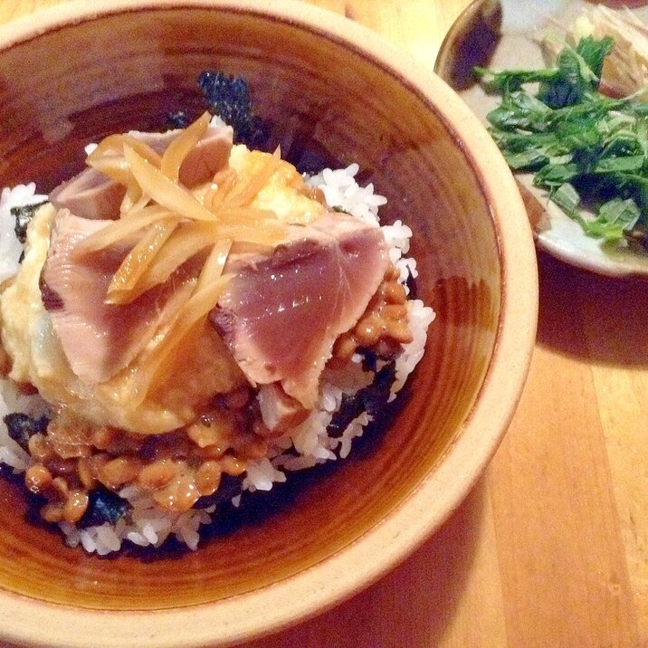 納豆と山芋の鰹のたたき丼 レシピ 作り方 By Gsu55 楽天レシピ 納豆と山芋の鰹のたたき丼 レシピ 作り方 By Gsu55 楽天レシピ